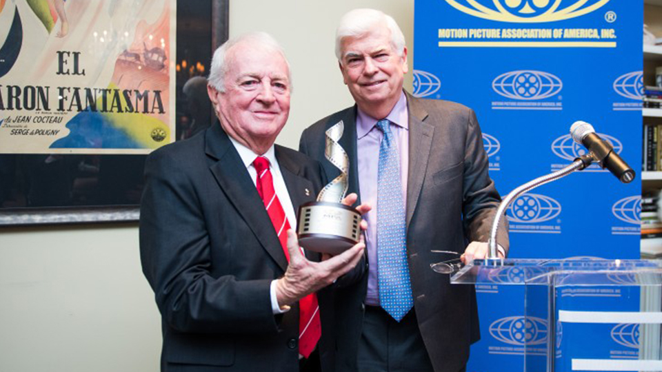 APSA Founding Chairman Des Power AM and MPAA Chairman and CEO Senator Chris Dodds (Photo by Joy Asico).